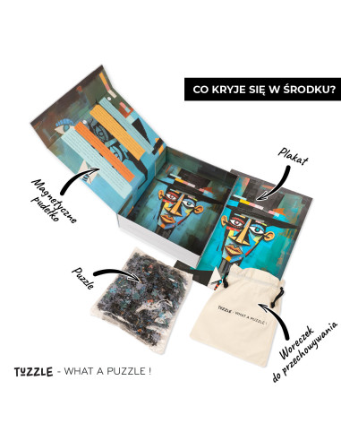 Tuzzle - Extraordinary puzzles for adults and teenagers. Beautifully packaged in a magnetic box with a poster and a storage bag.