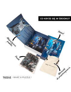 Tuzzle - Extraordinary puzzles for adults and teenagers. Beautifully packaged in a magnetic box with a poster and a storage bag. 2