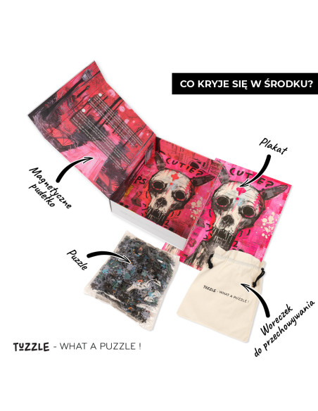Tuzzle - Extraordinary puzzles for adults and teenagers. Beautifully packaged in a magnetic box with a poster and a storage bag.